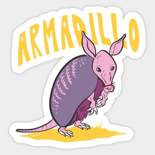 Armadillo Sticker